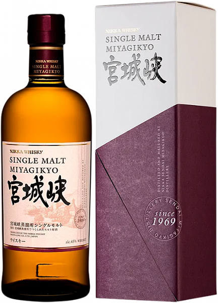 Виски Nikka Miyagikyo Single Malt Whisky (gift box) , 0.7 л