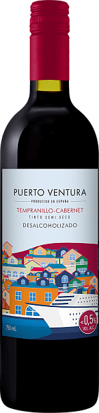 Безалкогольное вино Puerto Ventura Tempranillo-Cabernet Felix Solis , 0.75 л