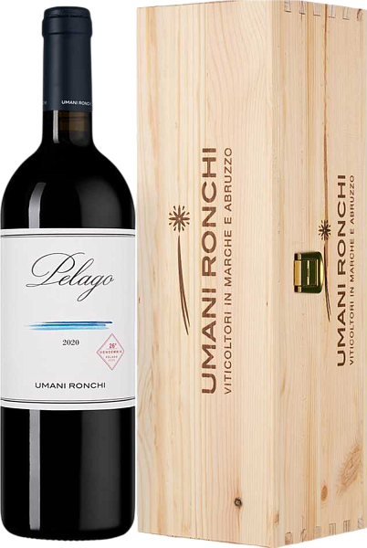 Вино Pelago Marche IGT Rosso Umani Ronchi (gift box), 0.75 л в Ростове-на-Дону