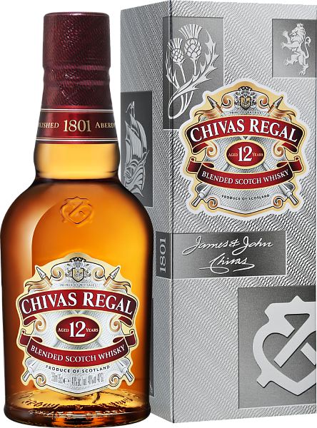 Виски Chivas Regal Blended Scotch Whisky 12 y.o. (gift box), 0.35 л