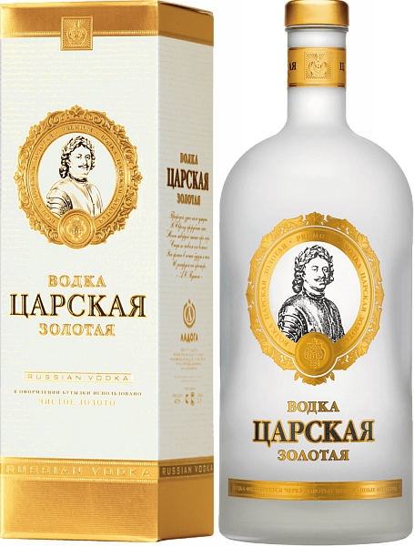 Водка Tsarskaya Gold (gift box), 0.5 л