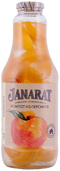 Peach compote Janarat, 1 л