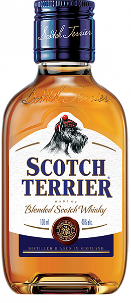 Scotch Terrier Blended Malt Whiskey, 0.1 л