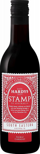 Вино Stamp Shiraz Cabernet South Eastern Australia Hardy’s, 0.187 л