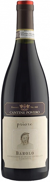 Вино Priore Barolo DOCG Cantine Povero, 0.75 л