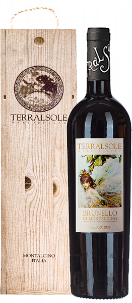 Вино Terralsole Brunello di Montalcino DOCG Riserva (gift box), 1.5 л