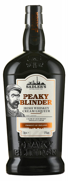 Ликёр Sadler's Peaky Blinders Whiskey Cream Liqueur, 0.7 л