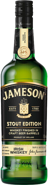 Виски Jameson Stout Edition Blended Irish Whiskey, 0.7 л