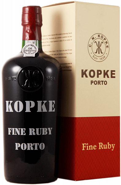Kopke Fine Ruby Porto (gift box), 0.75л
