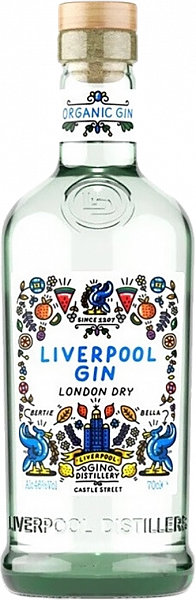 Джин Liverpool London Dry Gin, 0.7 л