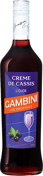 Ликёр Gambini Crème De Cassis, 0.7 л в Воронеже