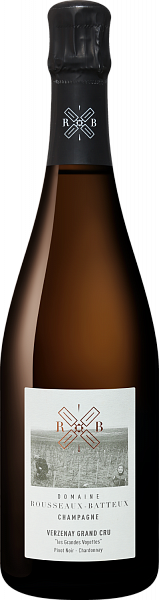 Шампанское Verzenay Grand Gru les Grandes Voyettes Champagne AOC Rousseaux-Batteux, 0.75 л