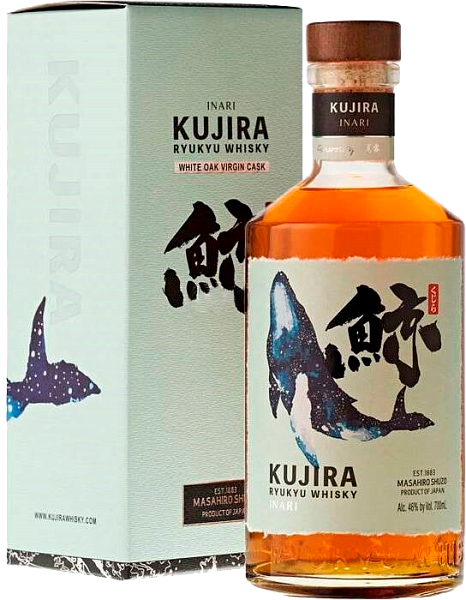 Виски Kujira Ryukyu Inari White Oak Virgin Cask Single Grain Japanese Whisky, 0.7 л