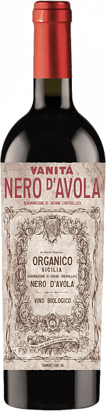 Vanita Nero d'Avola Organico Sicilia DOC, 0.75 л