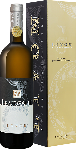Вино Braide Alte Venezia Giulia IGT Livon (gift box), 0.75 л