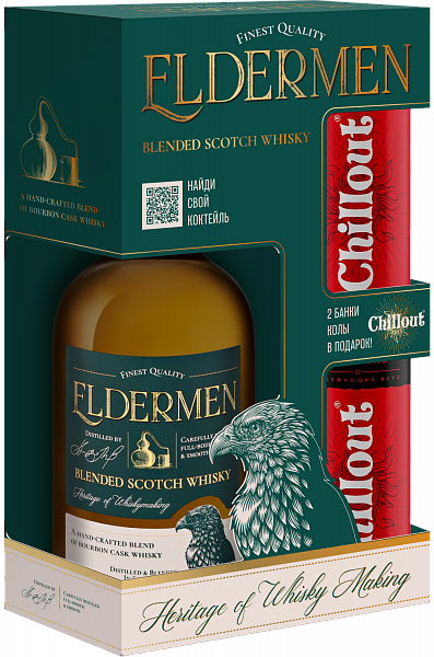 Виски Eldermen Blended Scotch Whisky (set with two cola), 0.5 л
