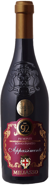 Вино Miliasso Appassimento Piemonte DOC Angelo Rocca e Figli, 0.75 л