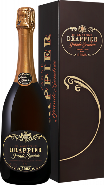 Шампанское Drappier Grande Sendrée Brut Champagne AOP in gift box, 0.75 л