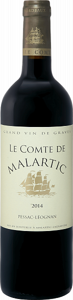 Вино Le Comte de Malartic Pessac-Leognan AOC Château Malartic-Lagravière, 0.75 л