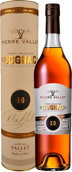 Коньяк Pierre Vallet Cognac XO (gift box), 0.7 л