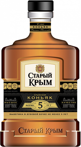 Коньяк Stariy Krim 5 y.o., 0.25 л