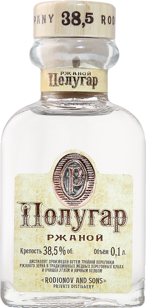 Дистиллят Polugar Rye, 0.1 л