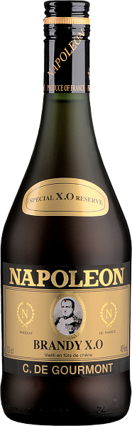 Бренди Napoleon C. de Gourmont XO, 0.7 л