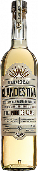 Текила Clandestina Reposado, 0.7 л
