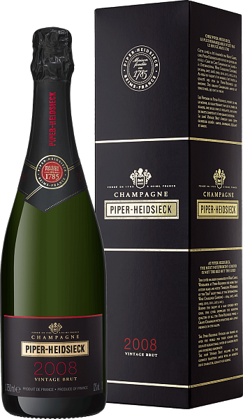 Шампанское Piper-Heidsieck Vintage Brut Champagne AOC (gift box), 0.75 л