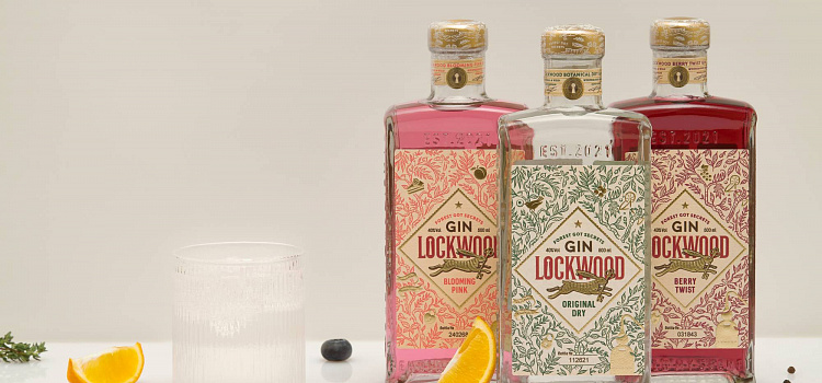Джин Gin Lockwood Blooming Pink 0.5 л (Джин Локвуд Блумин Пинк), купить ...