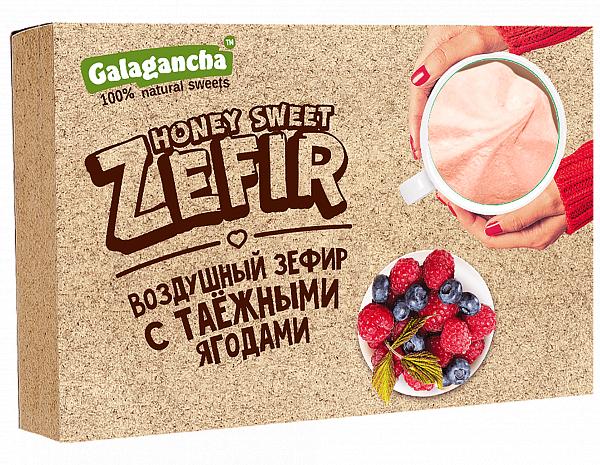 Honey-Sweet Zefir with Taiga Berries Galagancha
