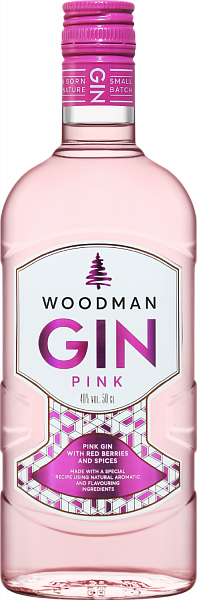 Woodman Gin Pink, 0.5 л
