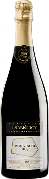 Шампанское Duval-Leroy Precieuse Parcelle Petit Meslier Champagne AOC, 0.75 л