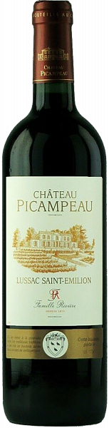 Вино Chateau Picampeau Lussac Saint-Emilion AOC, 0.75 л