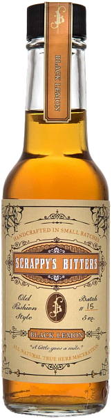 Ликёр Scrappy's Bitters Black Lemon, 0.15 л