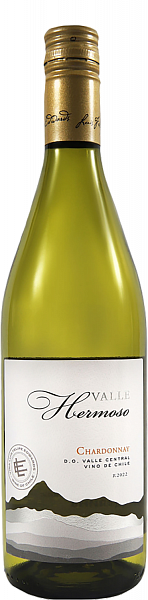 Чилийское вино Valle Hermoso Chardonnay Central Valle DO, 0.75 л