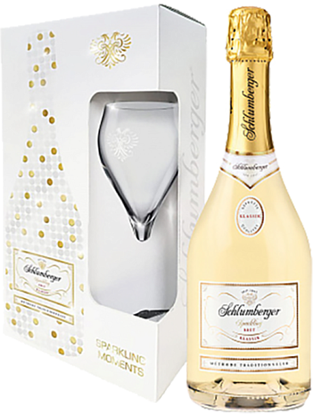 Игристое вино Schlumberger Brut Klassik (gift box with glass), 0.75 л в Анапе