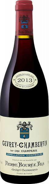 Вино Les Champeaux Gevrey-Chambertin 1er Cru AOC Pierre Bouree Fils, 0.75 л