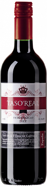 Вино Taso Real Tempranillo Dry Bodegas del Saz, 0.75 л