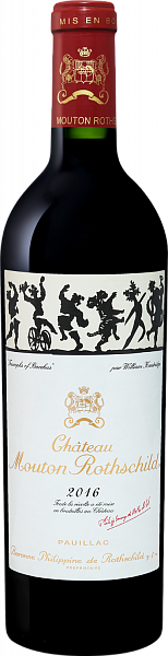 Вино Chateau Mouton Rothschild 1er Grand Cru Classe Pauillac AOC, 0.75 л