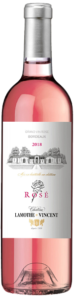 Вино Chateau Lamothe-Vincent Rose Bordeaux AOC, 0.75 л