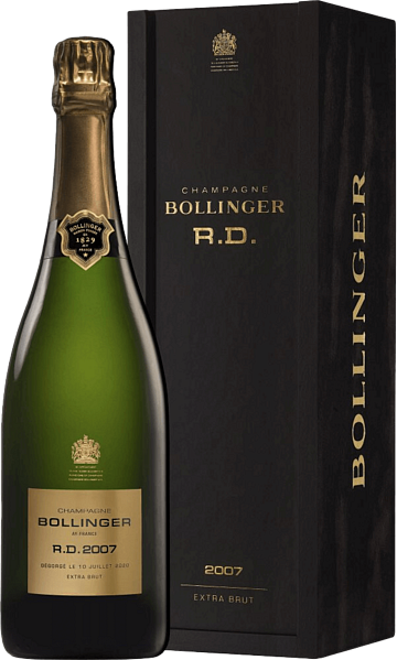 Шампанское Bollinger R.D. Extra Brut Champagne AOC (gift box), 0.75 л
