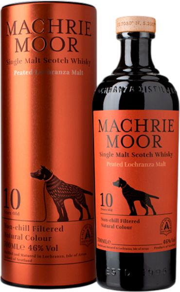 Виски Machrie Moor 10 Years Old Single Malt Scotch Whisky (gift box), 0.7 л