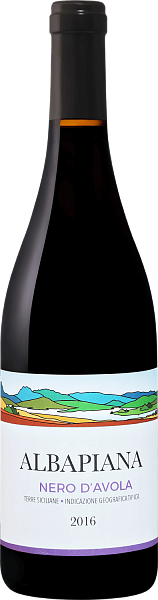 Вино Albapiana Nero d’Avola Terre Siciliane IGT Baglio di Pianetto, 0.75 л