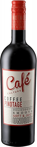 Вино Cafe Culture Pinotage Western Cape WO, 0.75 л