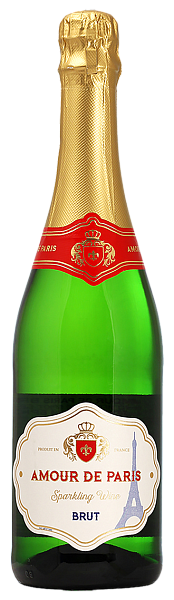 Игристое вино Amour de Paris Brut, 0.75 л