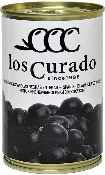 Black olives whole Los Curado, 0.3 л