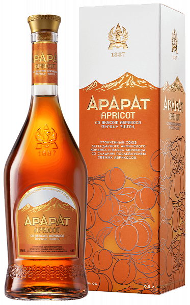 Ararat Apricot (gift box), 0.5 л