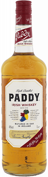 Paddy Old Irish Whiskey, 0.7л