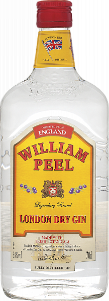 Джин William Peel London dry gin, 0.7 л